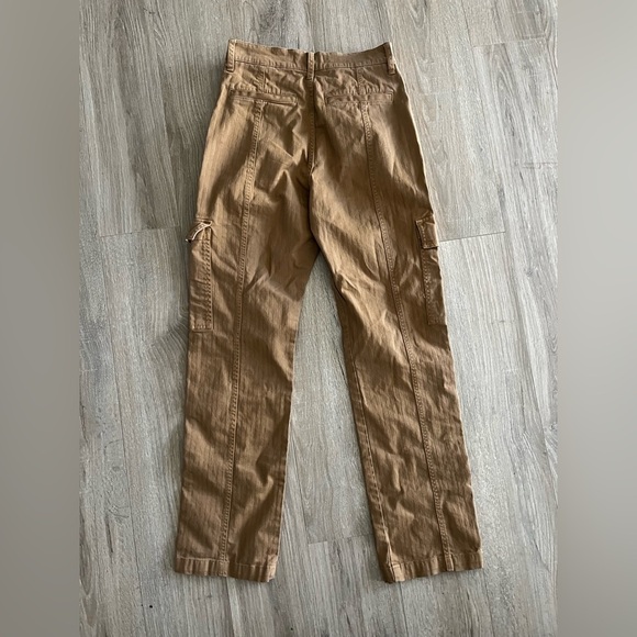 Madewell Women’s The Garment-Dyed '90s Straight Cargo Pant Sand Dune - Size 25 - Picture 9 of 9